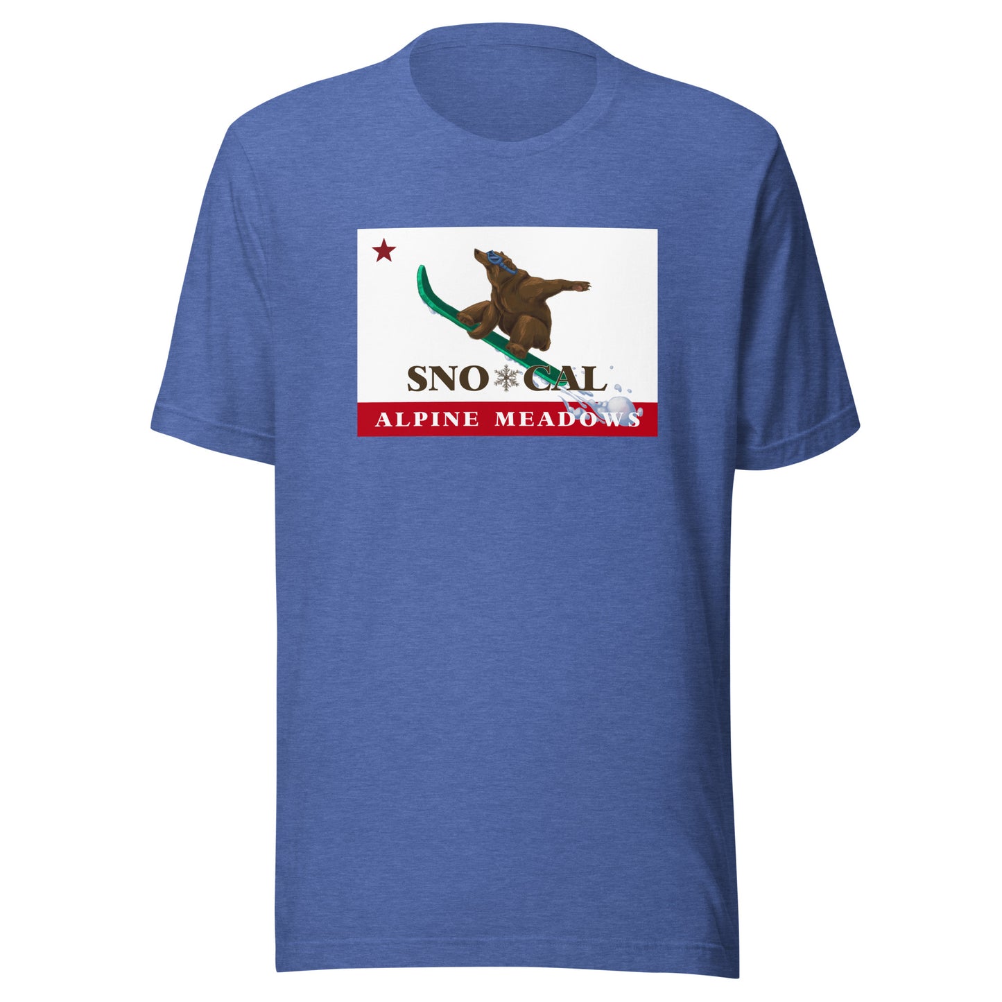 Alpine Meadows Shirt - Sno*Cal Flag Boarding Grizzly