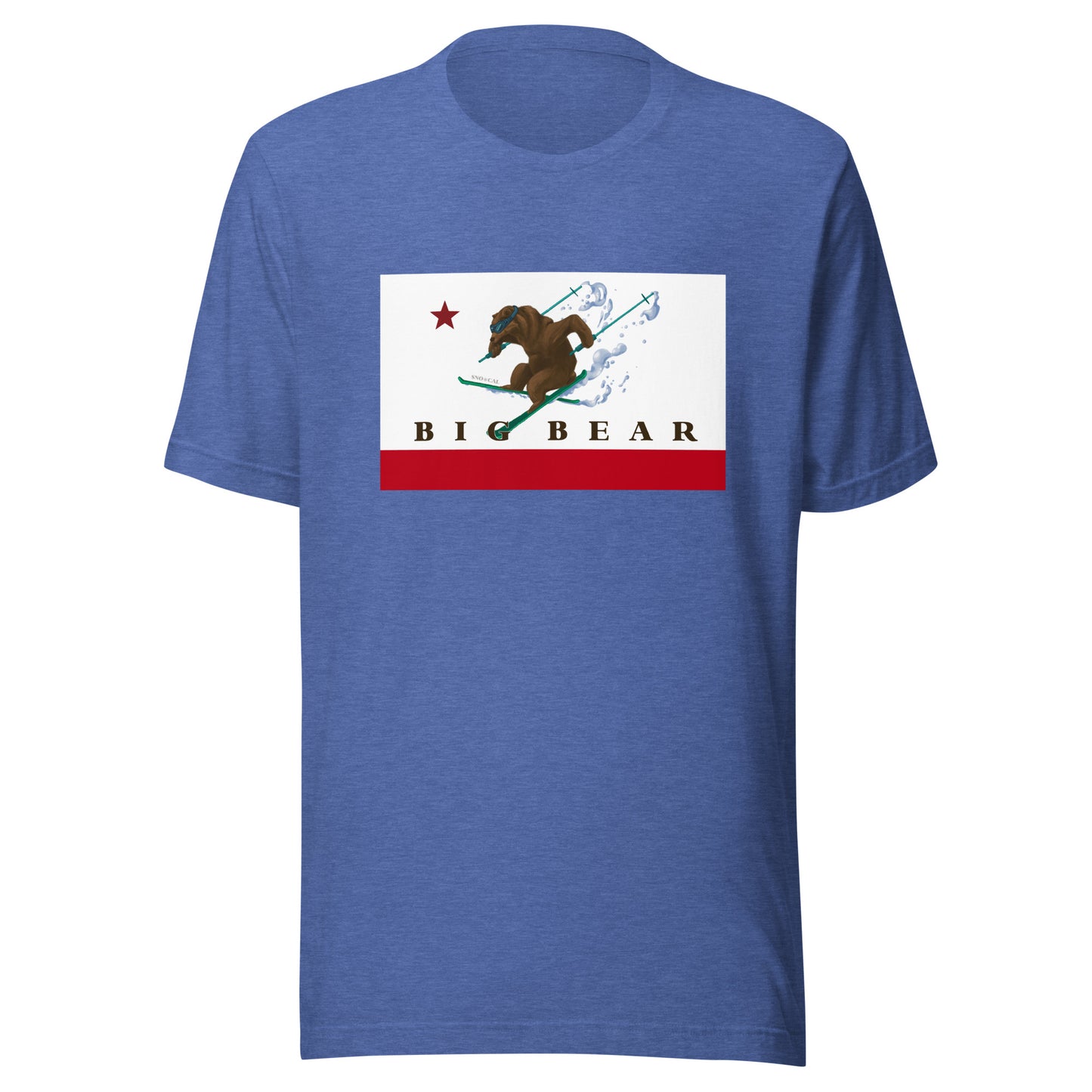 Big Bear CA Flag Ski Shirt