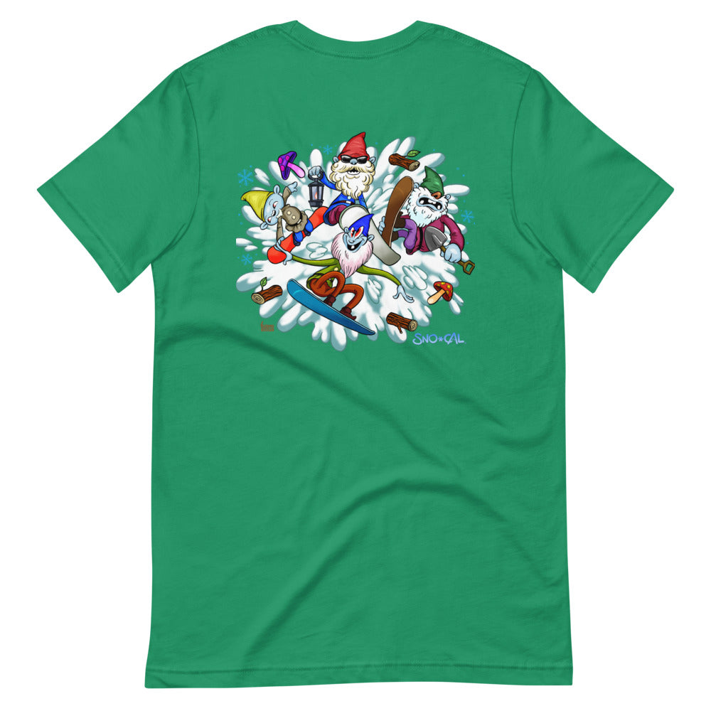 The Sgnomes shirt (nameplate front, design back)