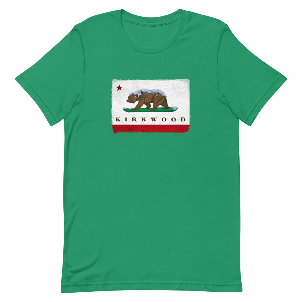 Kirkwood CA Flag Shirt - Sno Cal