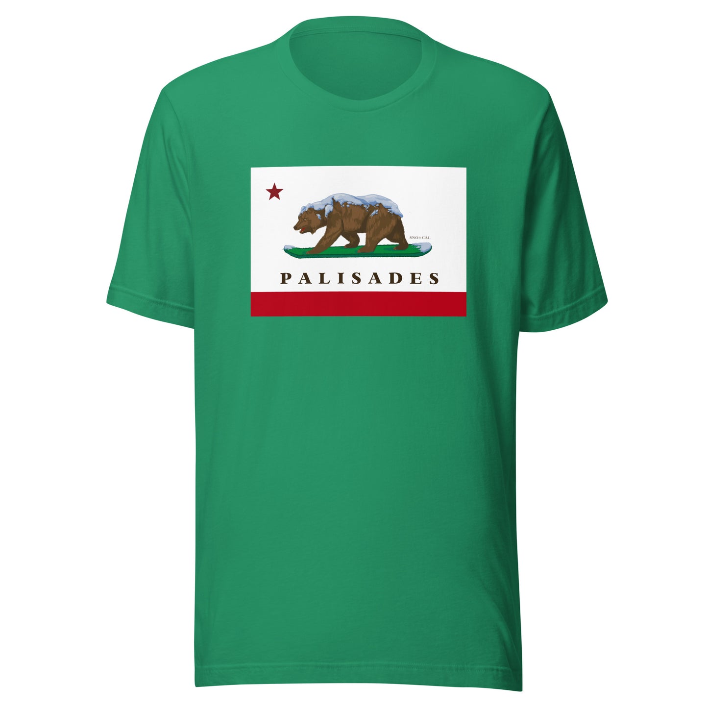 Palisades CA flag shirt