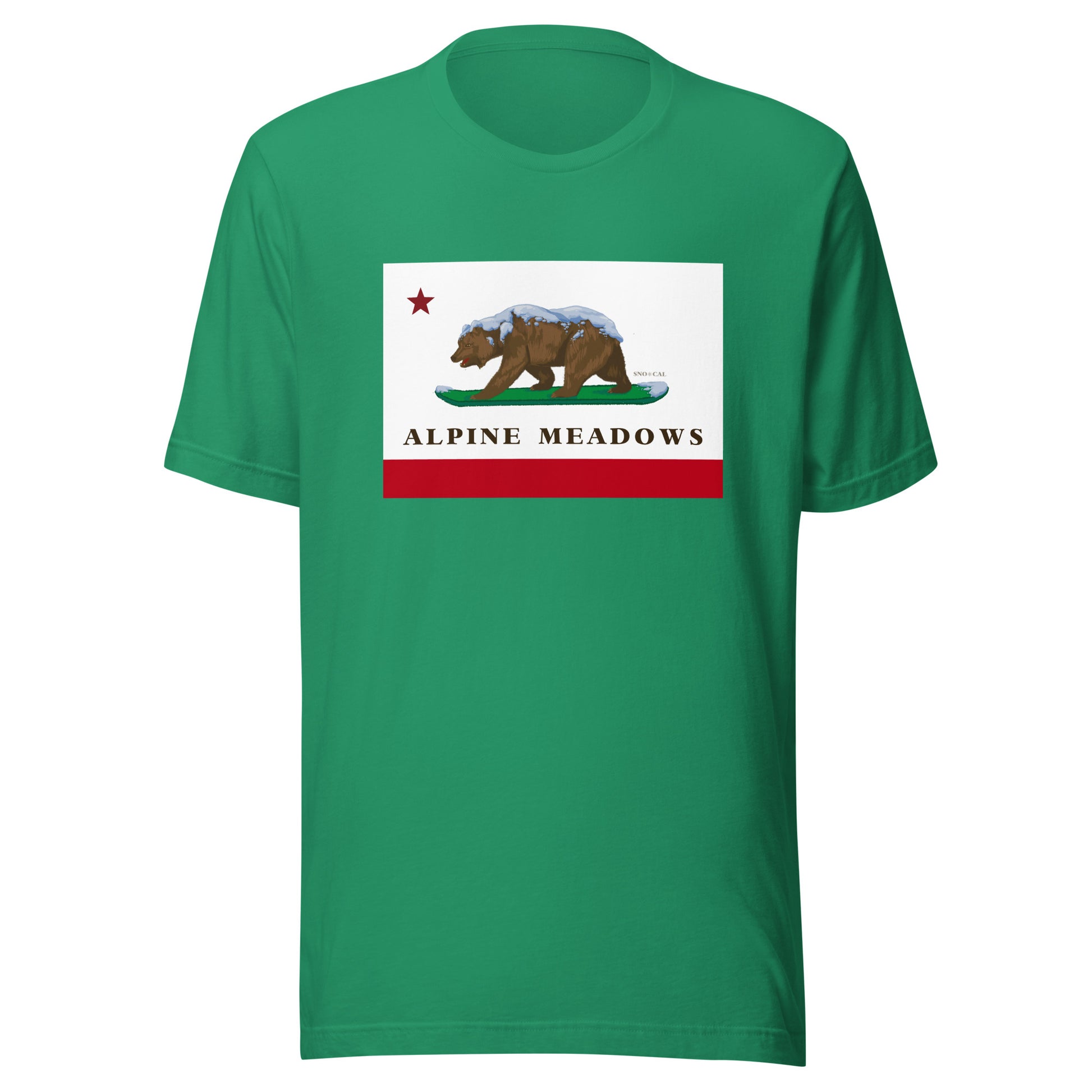 Kelly Green Alpine Meadows Shirt