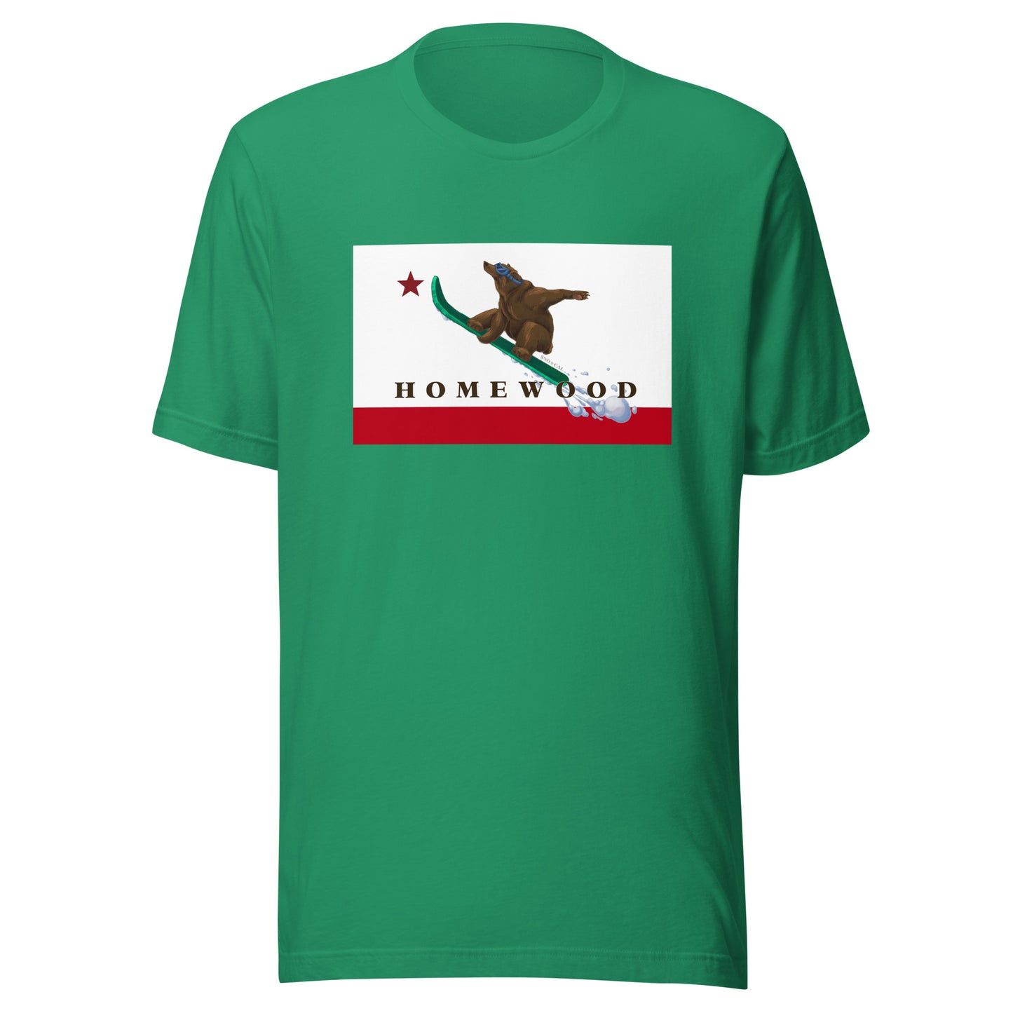 Homewood CA Flag Snowboard Shirt