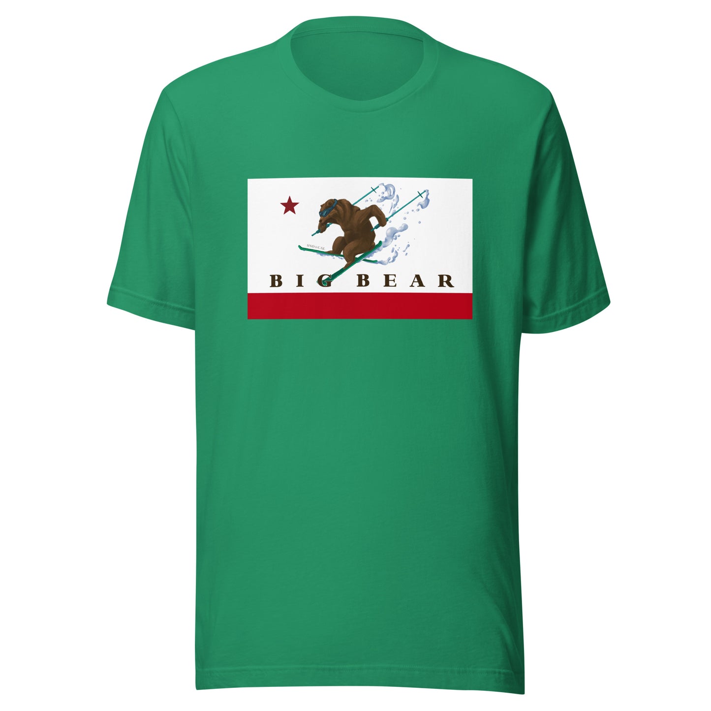 Big Bear CA Flag Ski Shirt