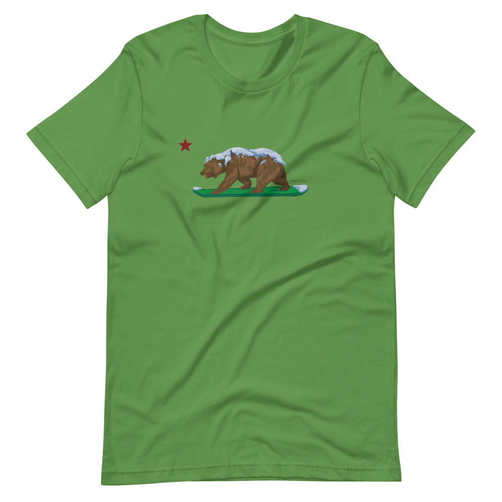 CA Grizzly with CA Flag Star Shirt - Sno Cal