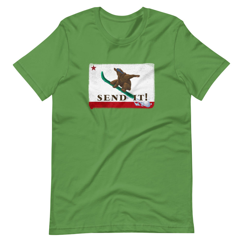 Send It CA Flag Shirt - Sno Cal