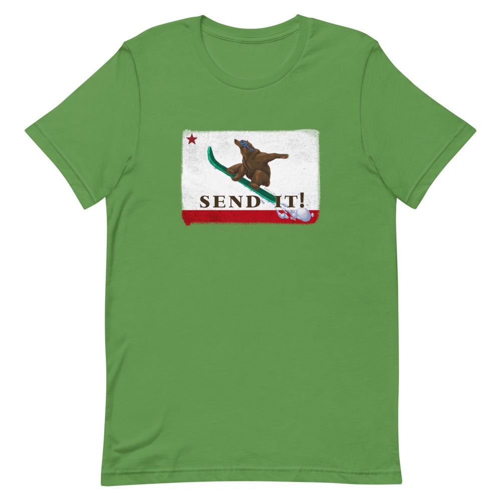 Send It CA Flag Shirt - Sno Cal
