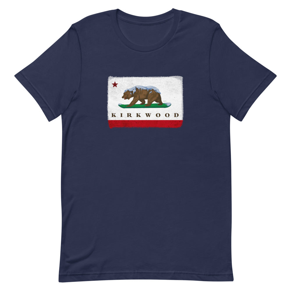Kirkwood CA Flag Shirt - Sno Cal