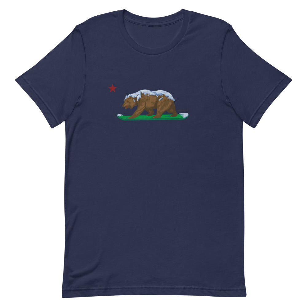 CA Grizzly with CA Flag Star Shirt - Sno Cal