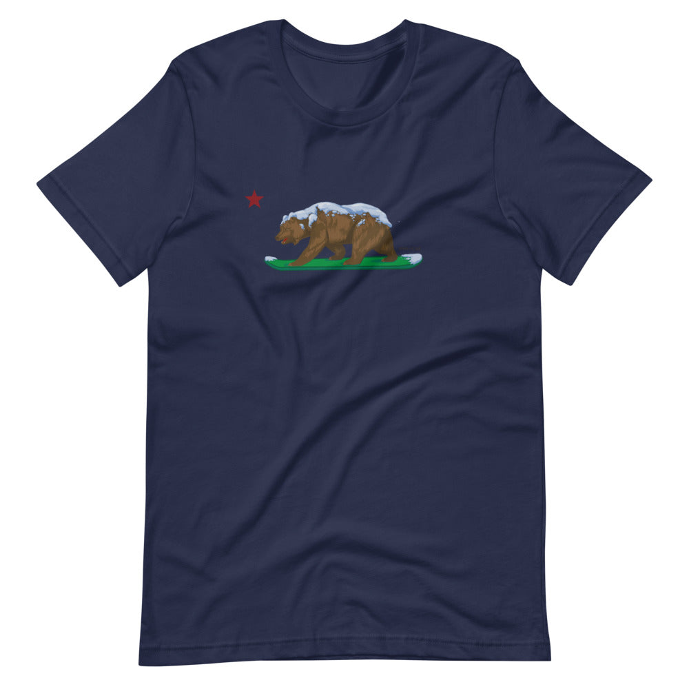 CA Grizzly with CA Flag Star Shirt - Sno Cal