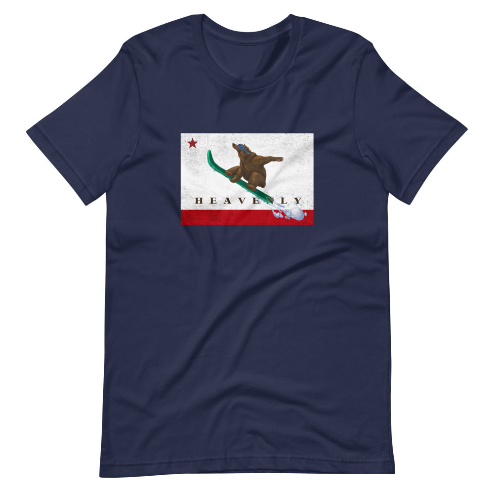 Heavenly CA Flag Grizzly Boarding Shirt - Sno Cal