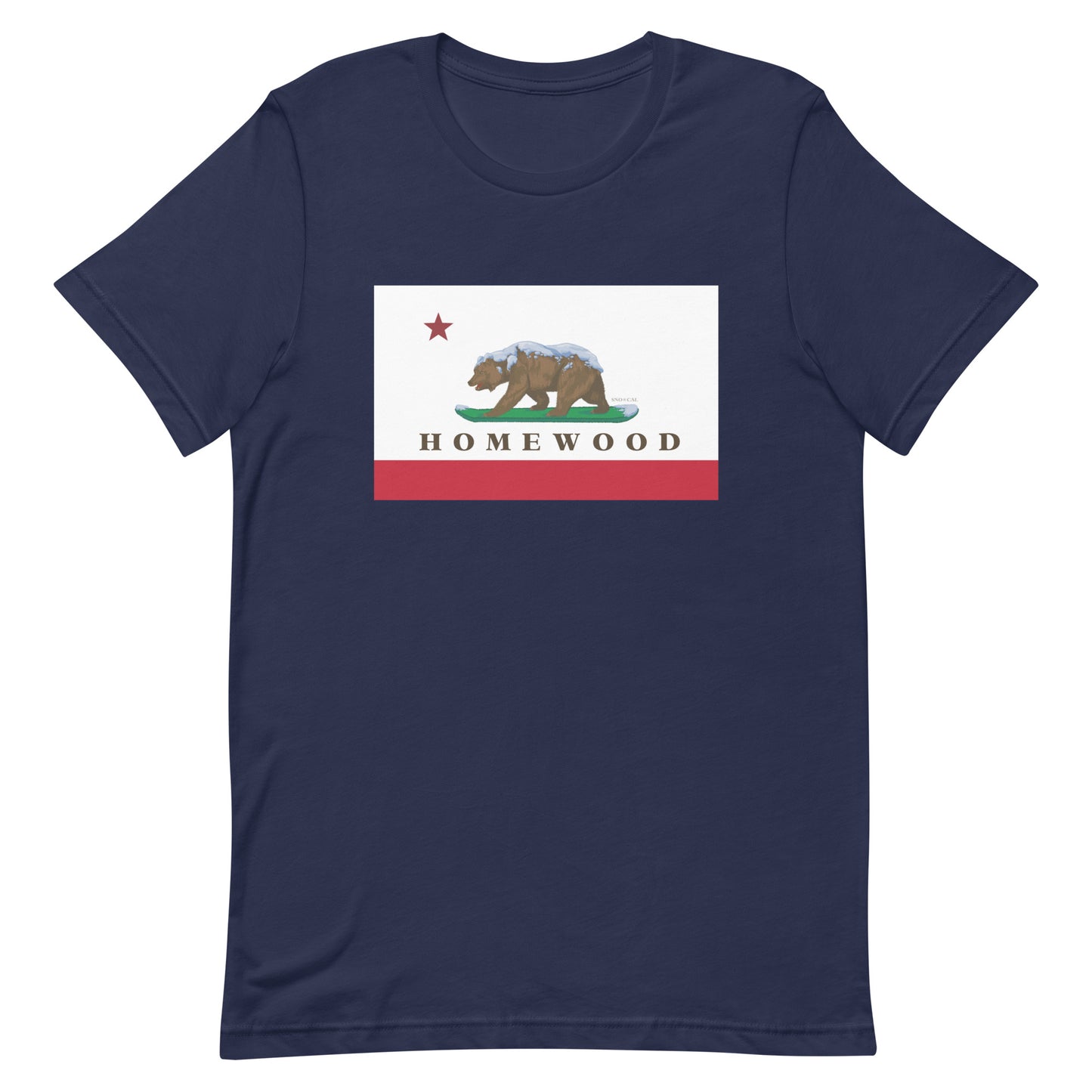 Homewood CA Flag t-shirt