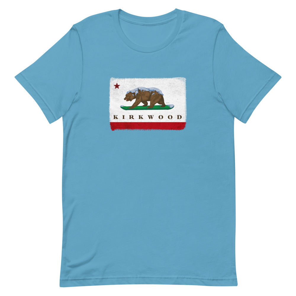 Kirkwood CA Flag Shirt - Sno Cal