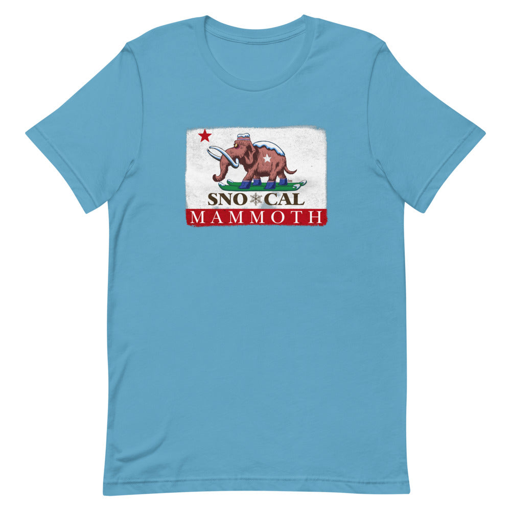 Wally Mammoth CA Flag Shirt - Sno Cal