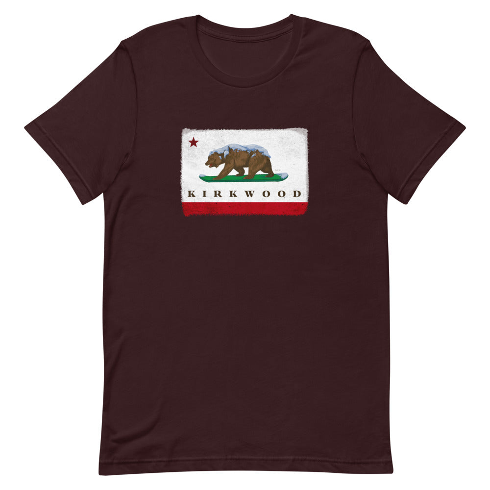Kirkwood CA Flag Shirt - Sno Cal