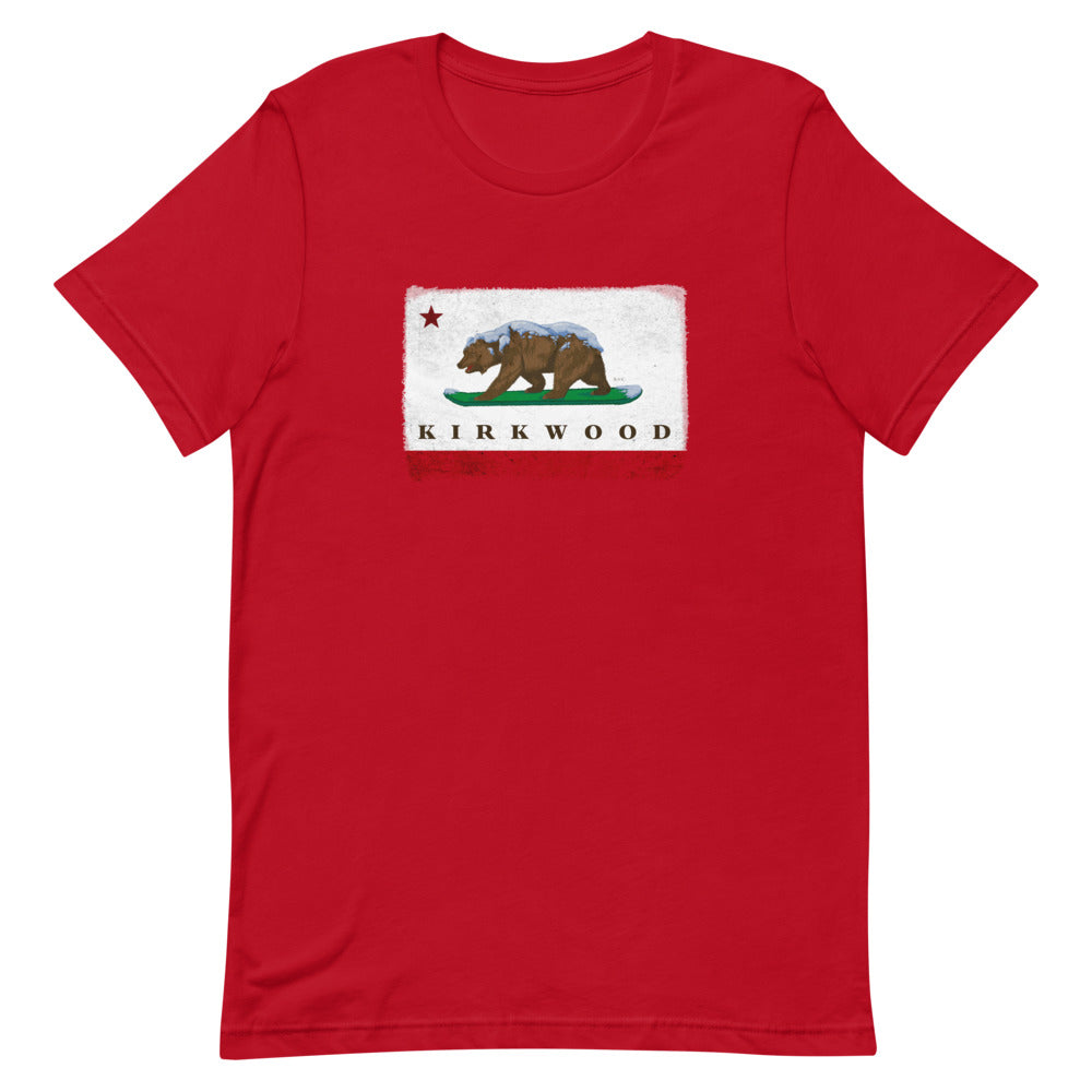 Kirkwood CA Flag Shirt - Sno Cal