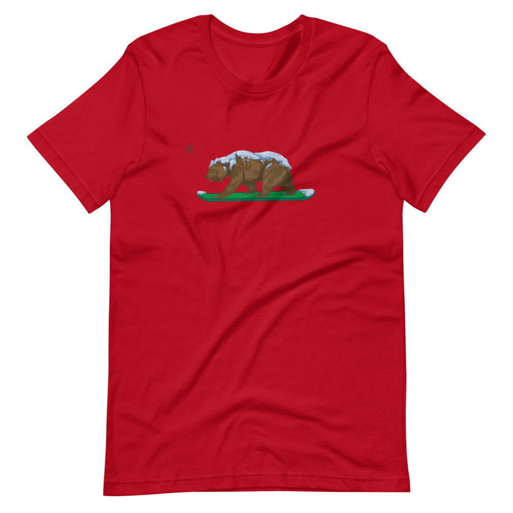 CA Grizzly with CA Flag Star Shirt - Sno Cal
