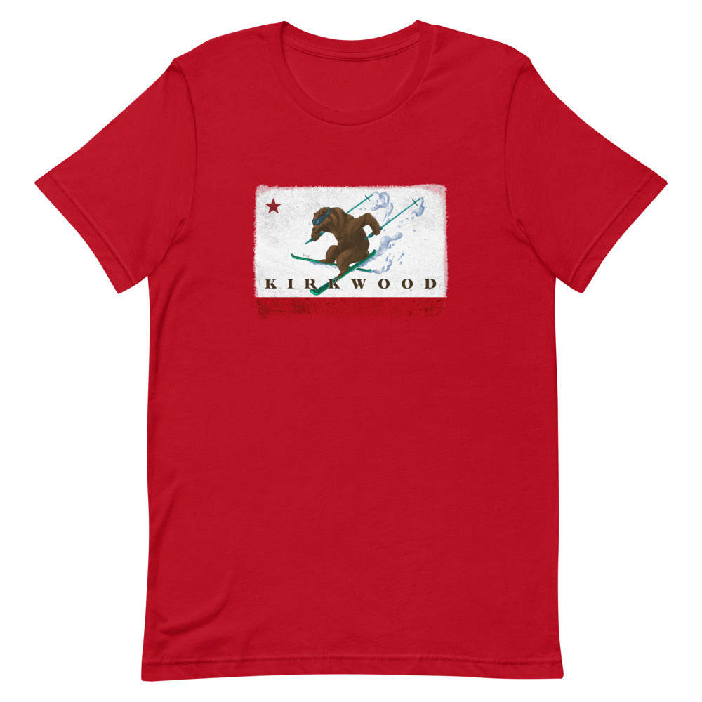 Kirkwood CA Grizzly Skiing Shirt - Sno Cal