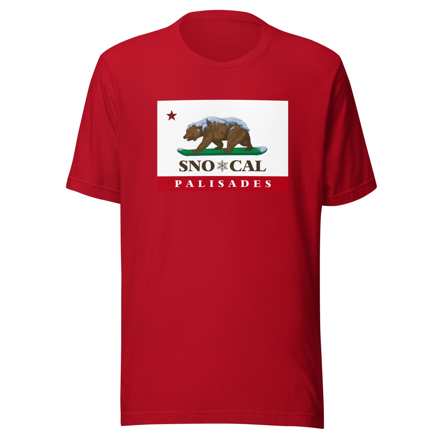 Palisades Sno*Cal flag shirt