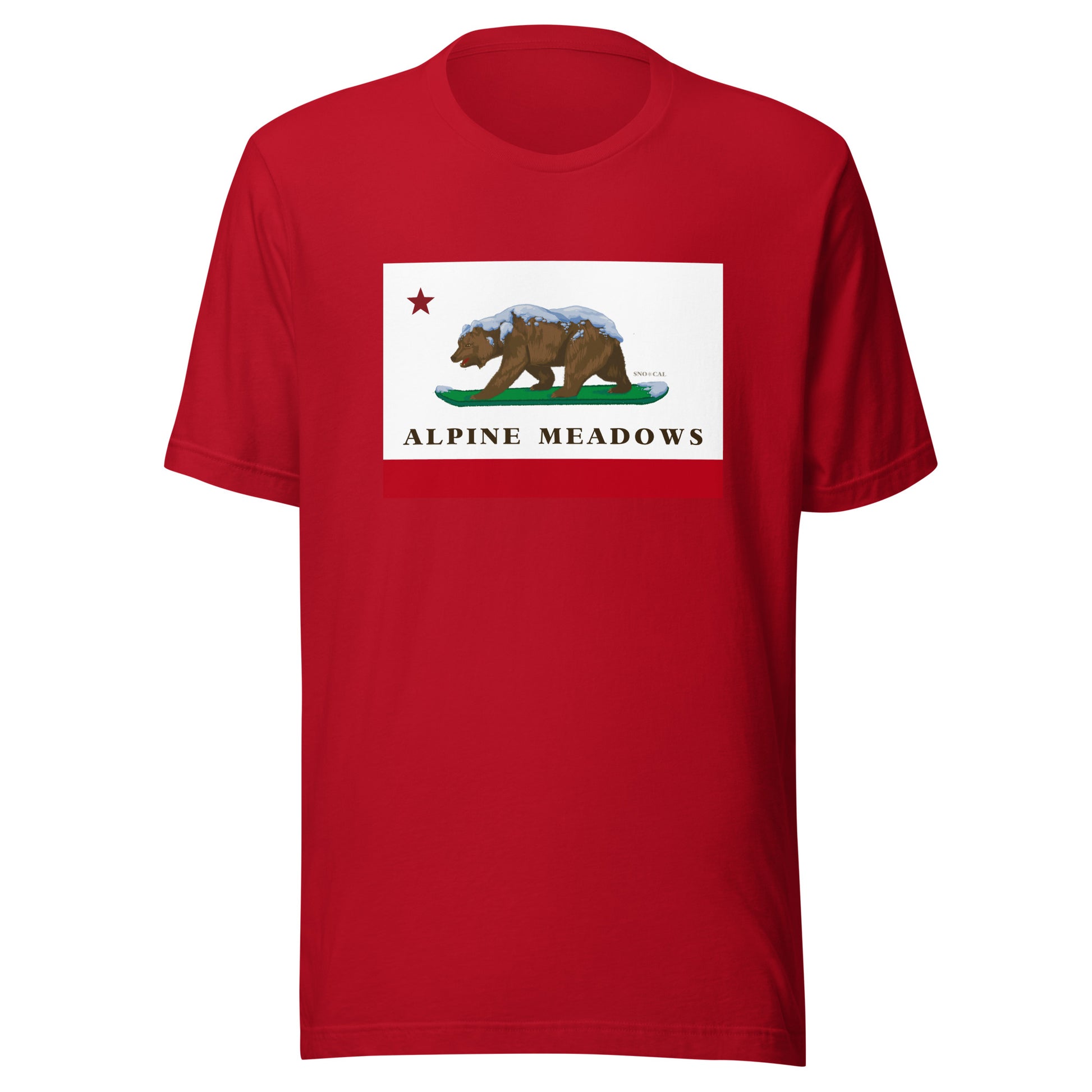 Red Alpine Meadows Shirt