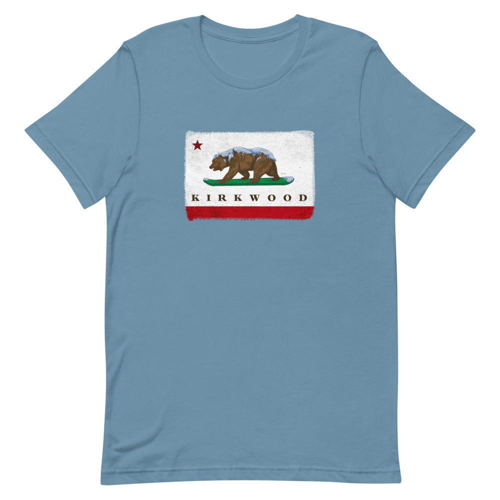 Kirkwood CA Flag Shirt - Sno Cal