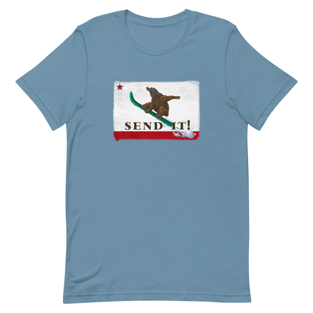 Send It CA Flag Shirt - Sno Cal