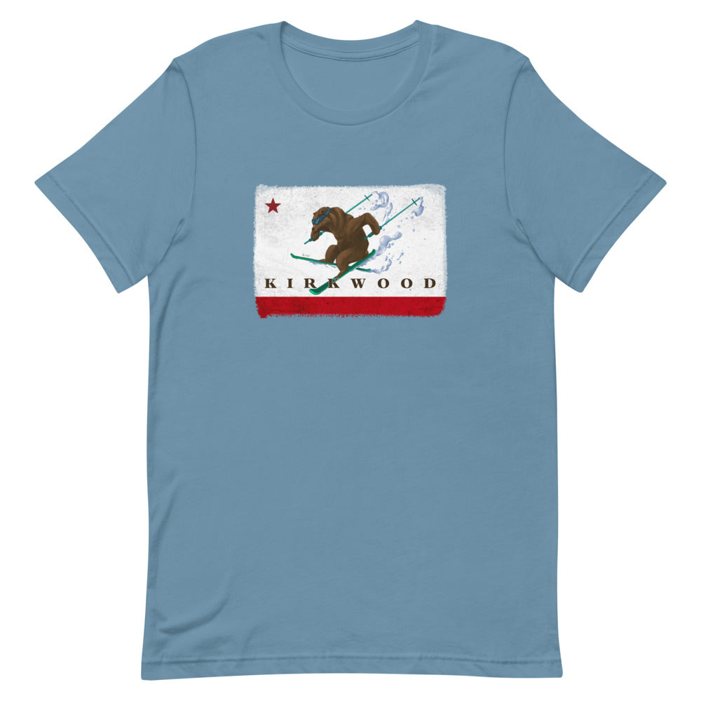 Kirkwood CA Grizzly Skiing Shirt - Sno Cal