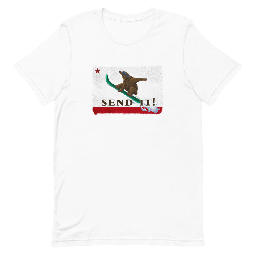 Send It CA Flag Shirt - Sno Cal