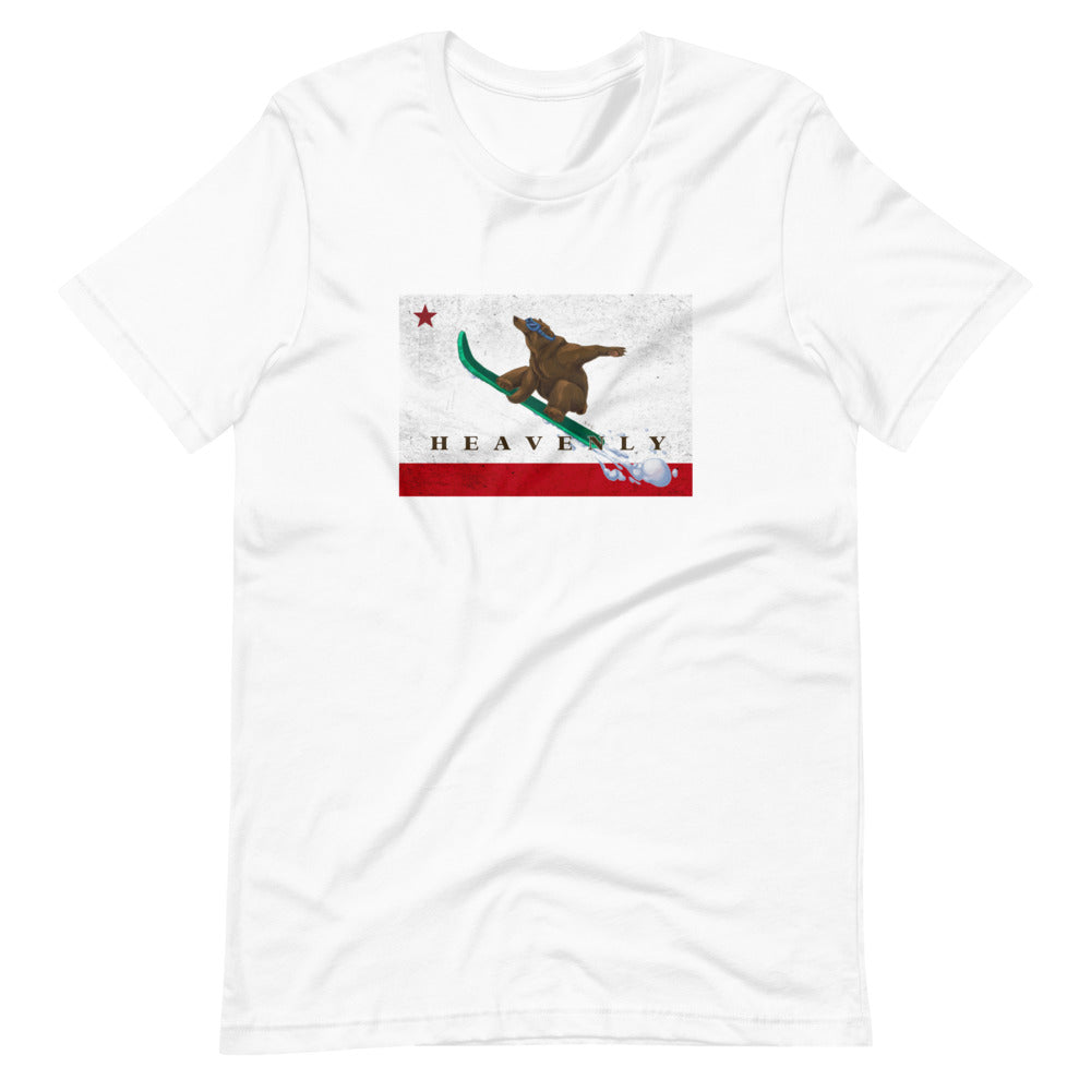 Heavenly CA Flag Grizzly Boarding Shirt - Sno Cal