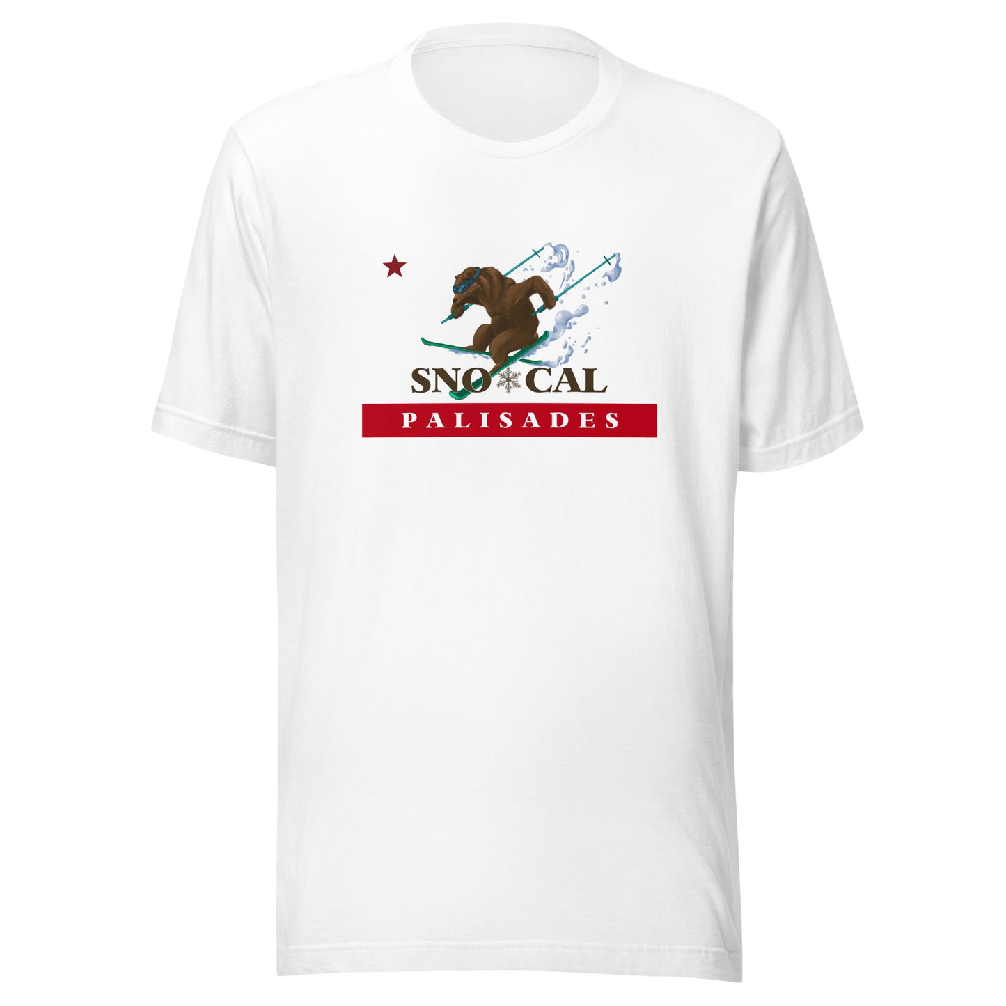 Palisades Sno*Cal CA flag shirt