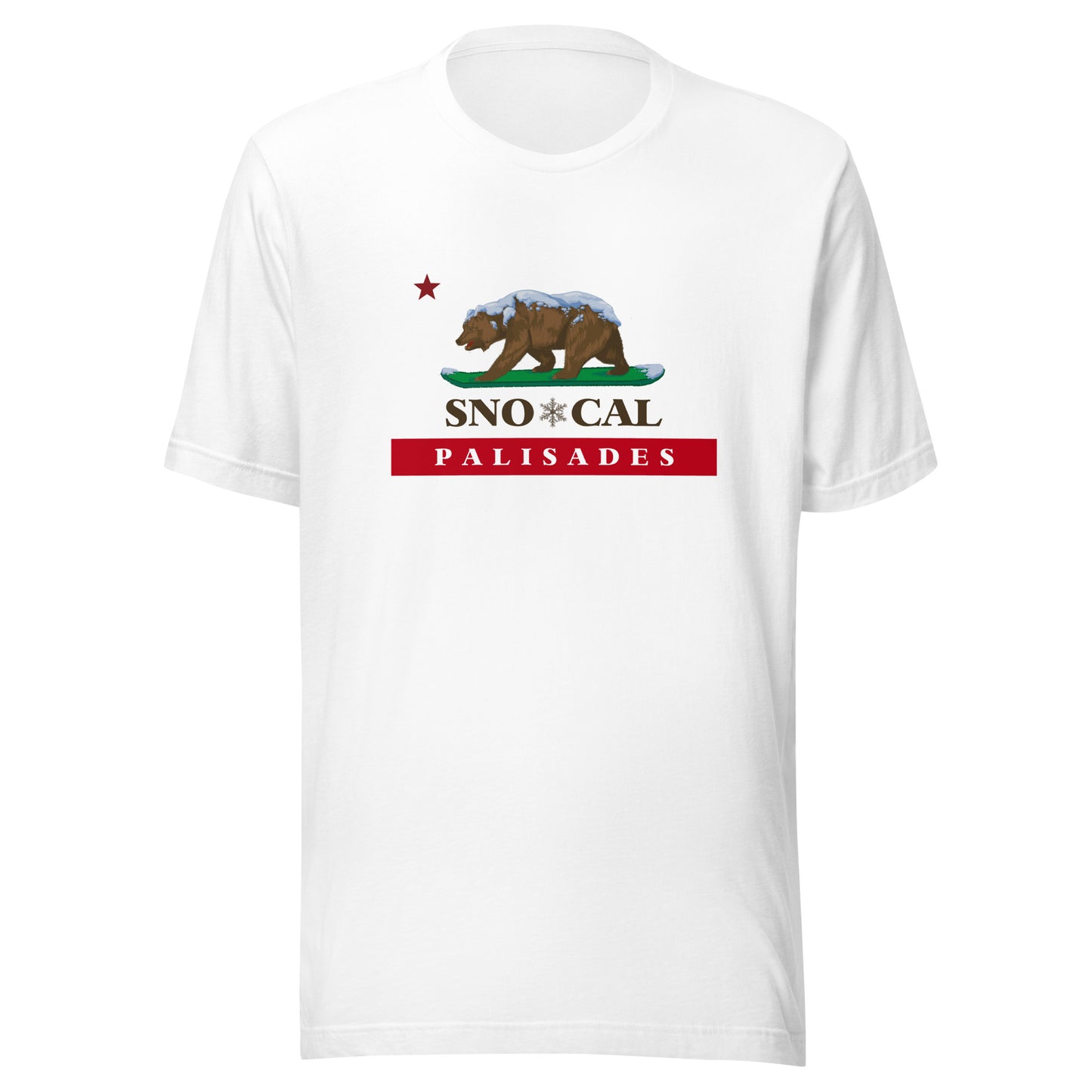 Palisades Sno*Cal flag shirt