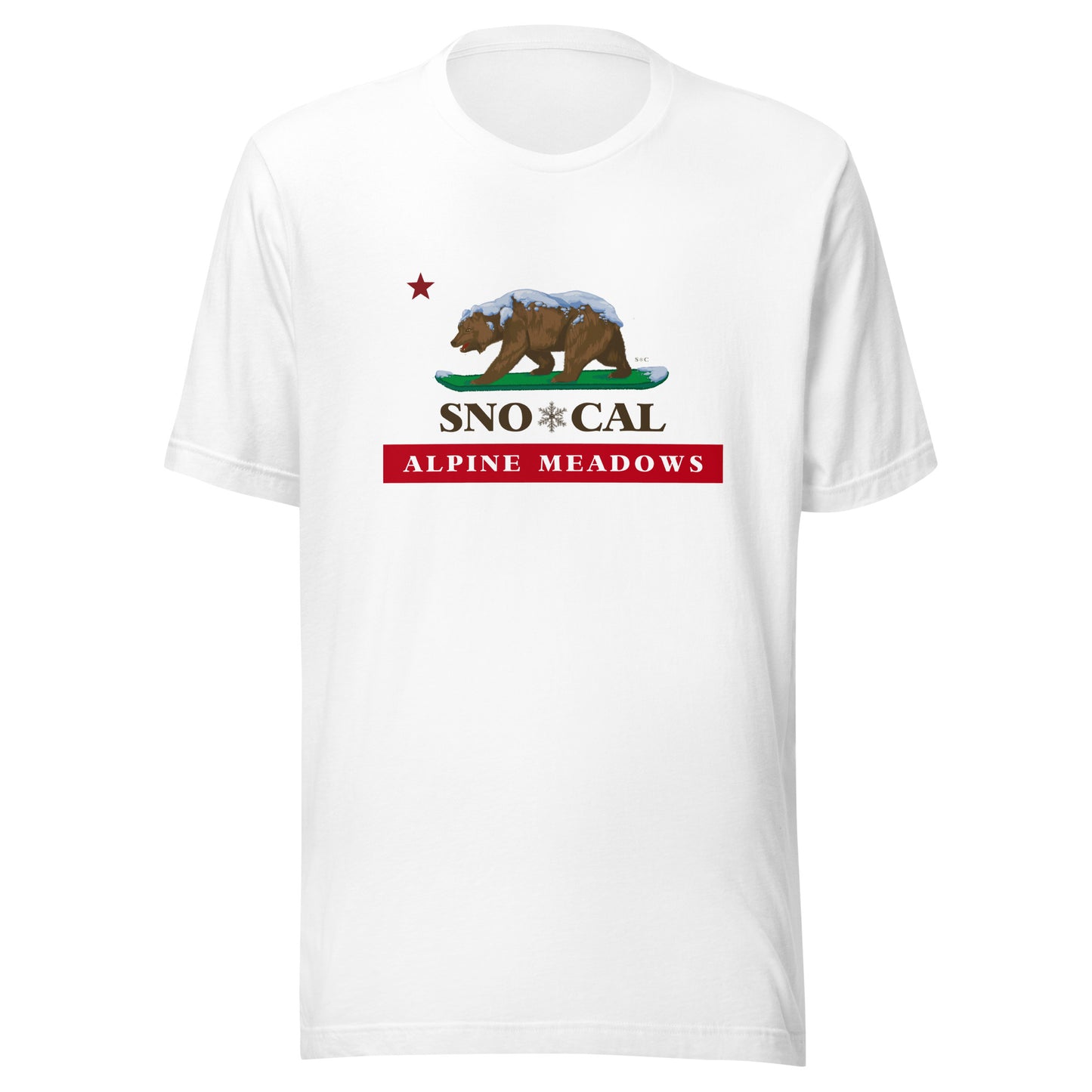 Alpine Meadows Shirt - Sno*Cal Flag Design