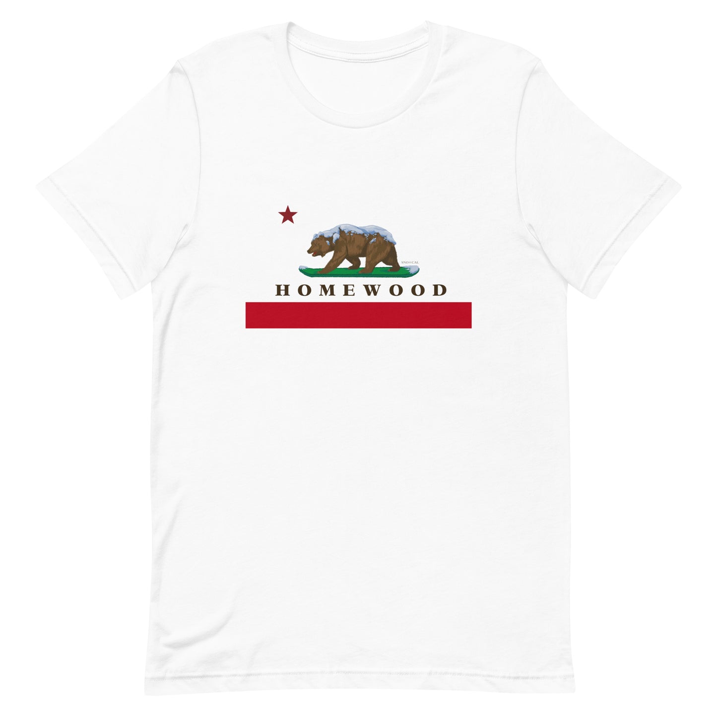 Homewood CA Flag t-shirt
