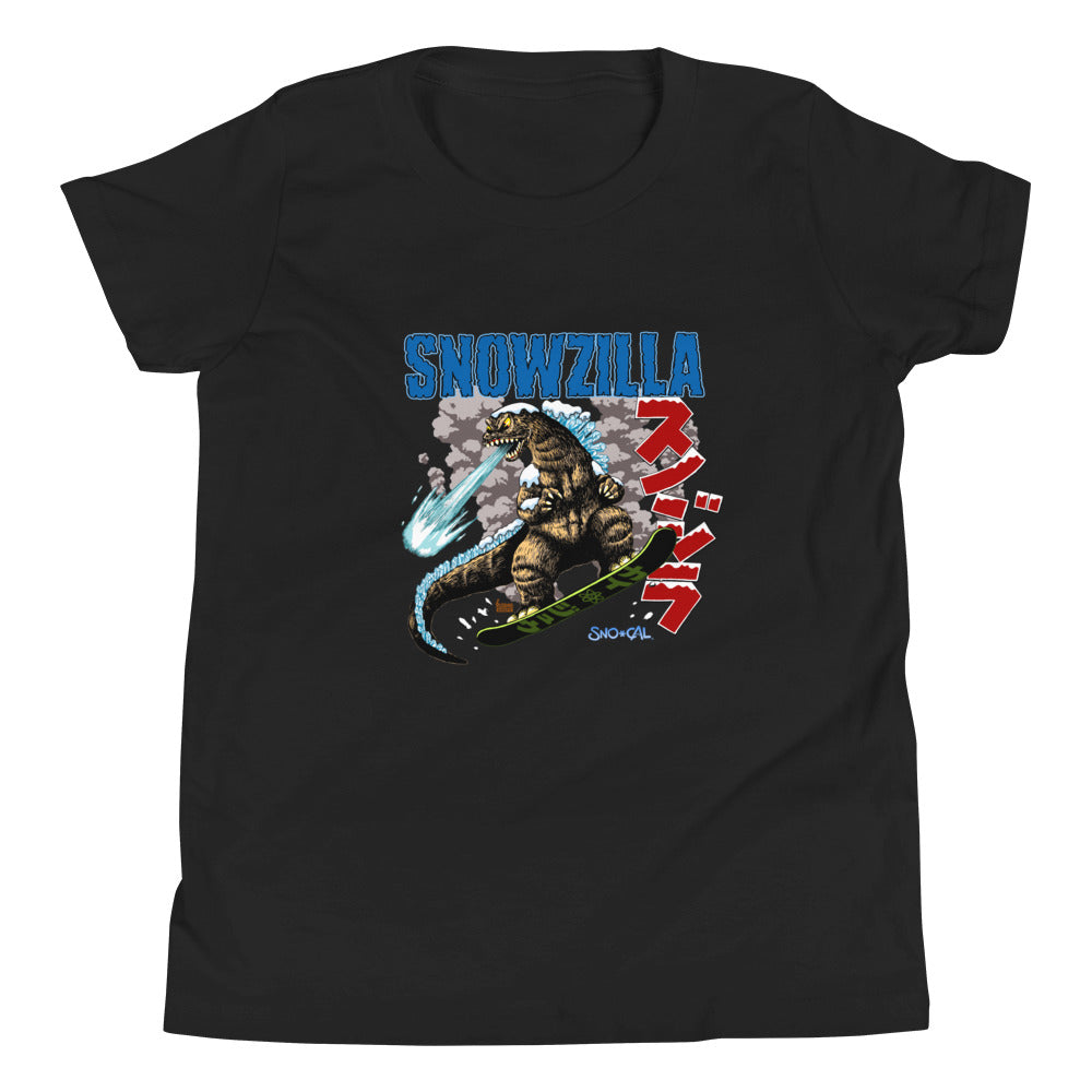 Black Kids Snowzilla Shirt - Sno Cal