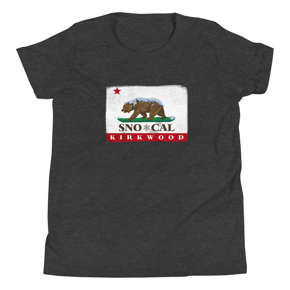 Kirkwood CA Flag Kids Shirt - Sno Cal