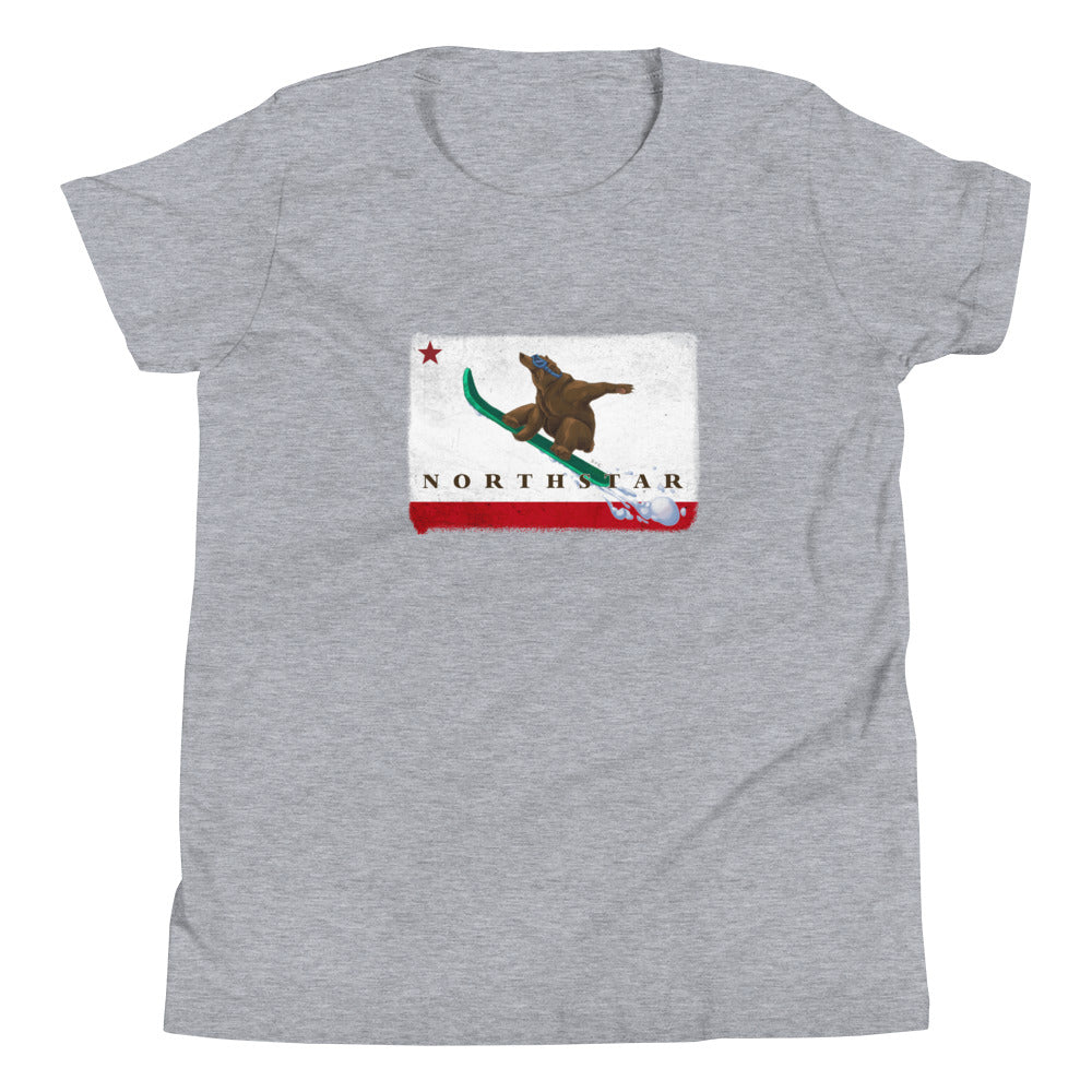 Kids CA Grizzly North Star Send it Shirt - Sno Cal