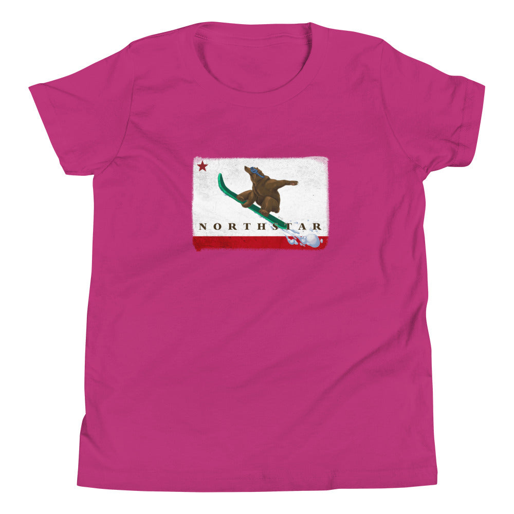 Kids CA Grizzly North Star Send it Shirt - Sno Cal
