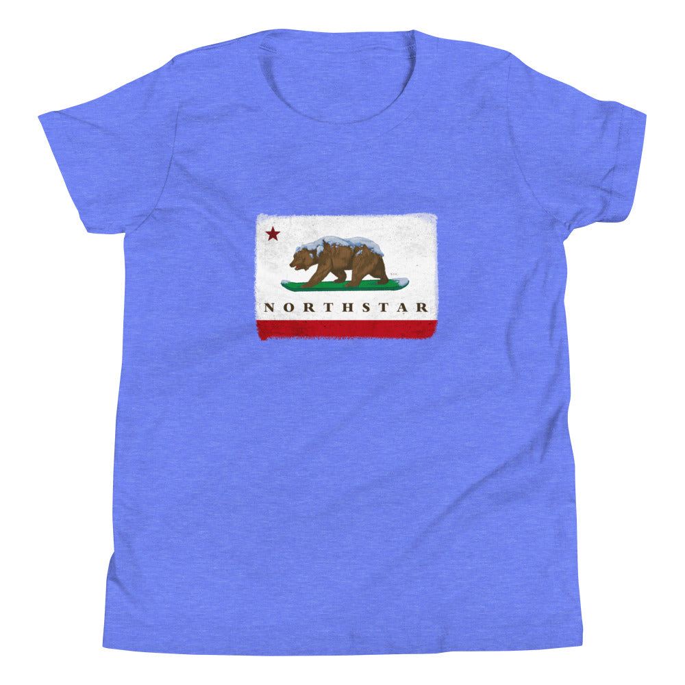 Kids NorthStar CA Flag Shirt - Sno Cal