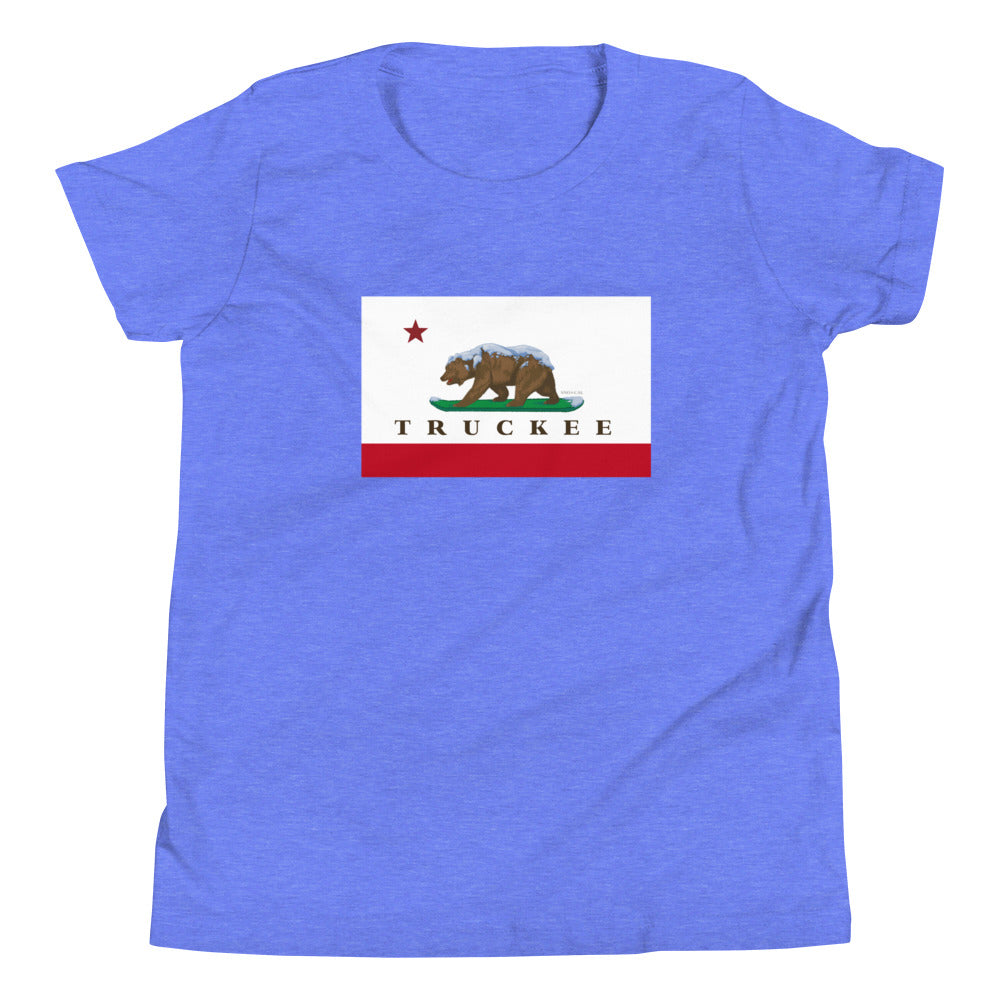 kids purpble blue truckee shirt