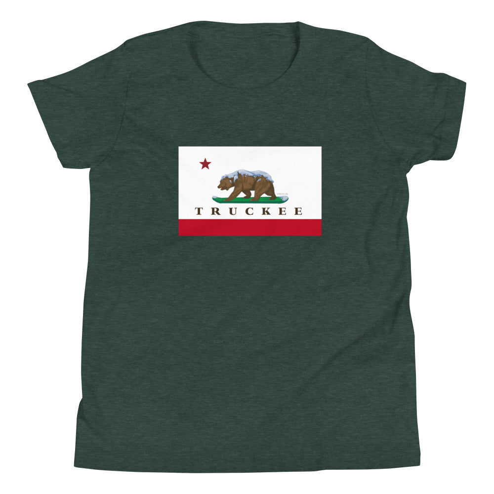 kids green truckee shirt