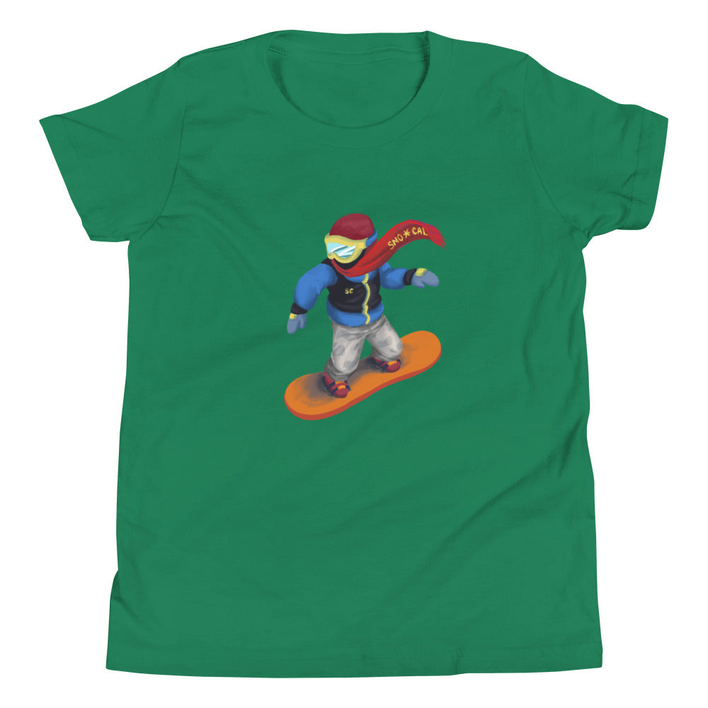 green kids snowmoji shirt