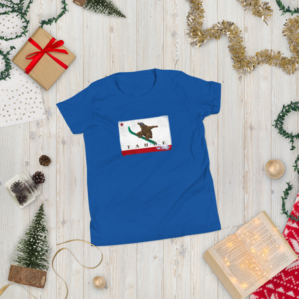 Snowboarding Grizzly Kids Size Shirt - Sno Cal