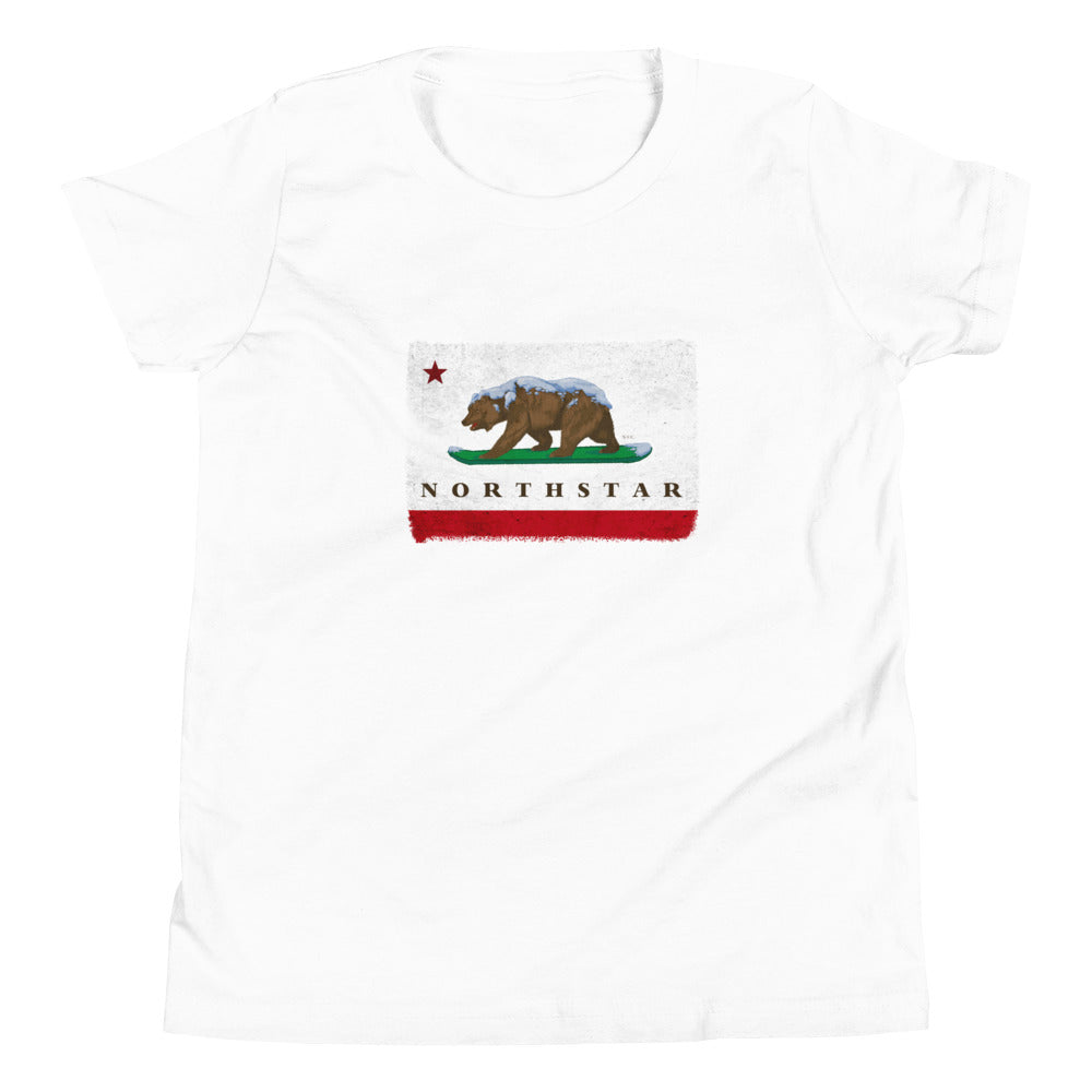 Kids NorthStar CA Flag Shirt - Sno Cal