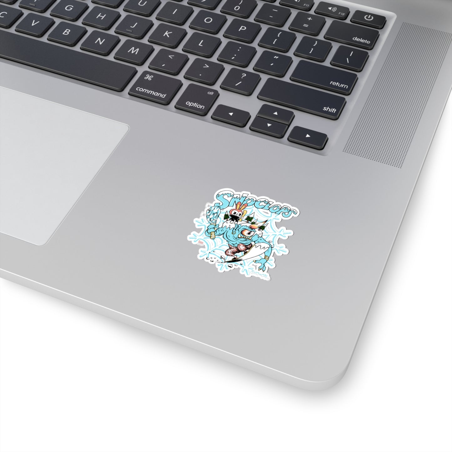 SnoClops with snowflake web sticker - Sno Cal