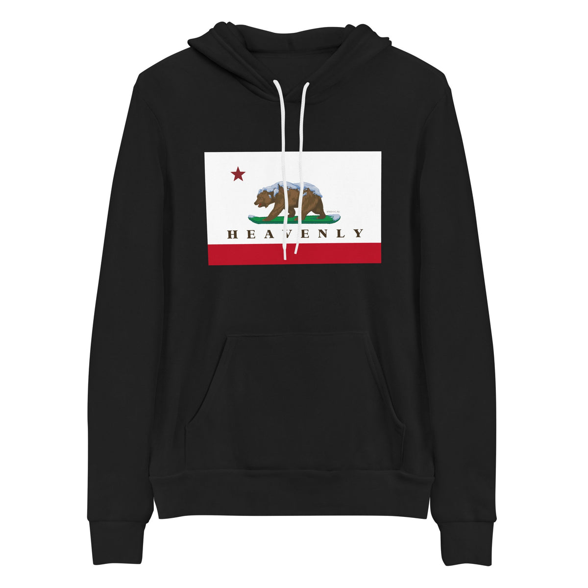 Heavenly CA Grizzly Boarding Hoodie - Kids in Black - Sno Cal