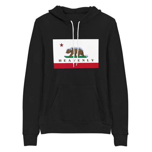Heavenly CA Grizzly Boarding Hoodie - Kids in Black - Sno Cal