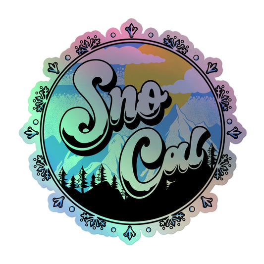 Sno Cal Holographic Sticker