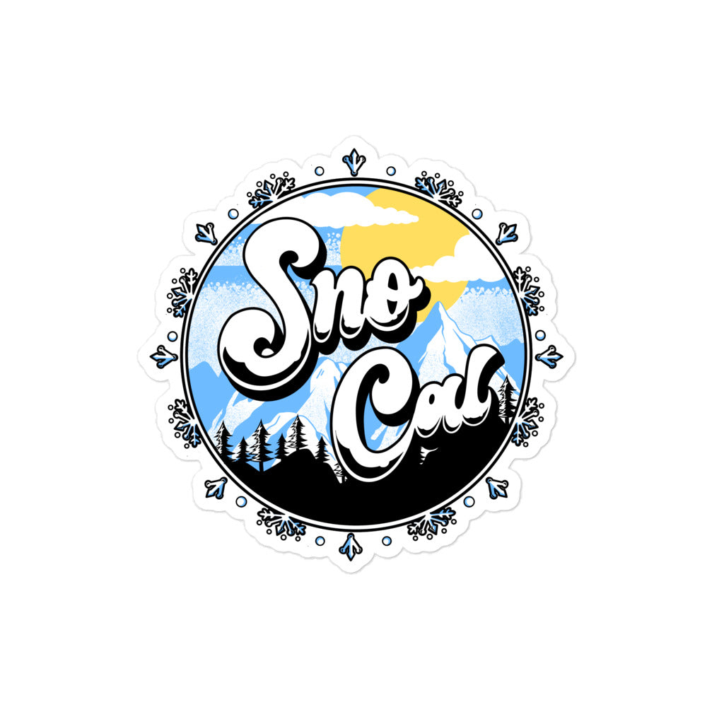 Sno Cal Circle Sticker