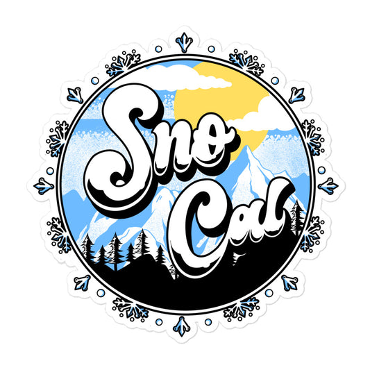 Sno Cal Circle Sticker