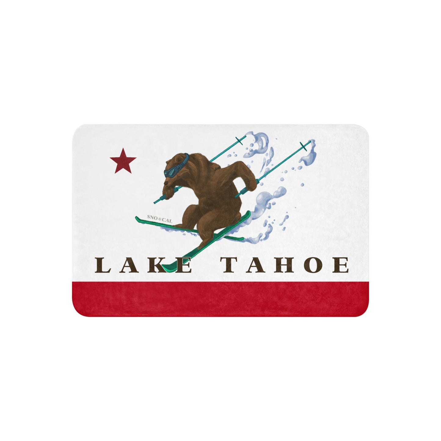 lake tahoe ski blanket